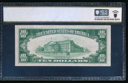 1934A $10 N Africa Silver Certificate PCGS 64