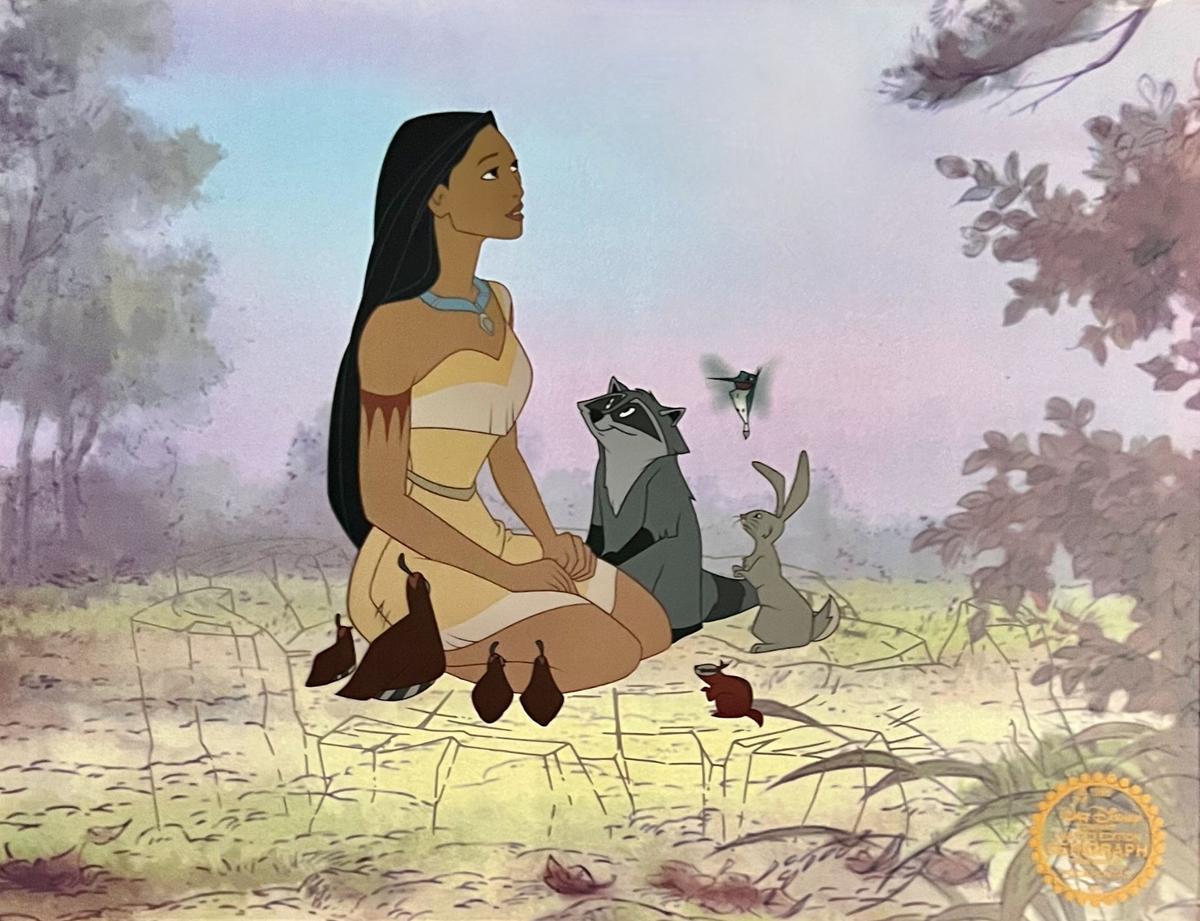 Disney Pocahontas Sericel Limited Edition Animation Art