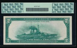 1918 $2 New York FRBN PCGS 58