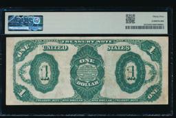 1891 $1 Treasury Note PMG 35