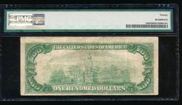 1928 $100 Gold Certificate PMG 20