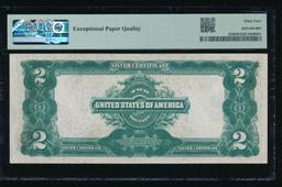 1899 $2 Mini Porthole Silver Certificate PMG 64EPQ