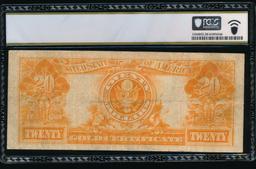 1922 $20 Gold Certificate PCGS 20