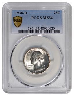 1935-D Washington Quarter PCGS MS64