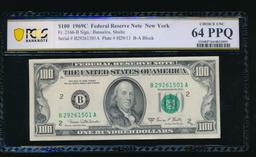 1969C $100 New York FRN PCGS 64PPQ