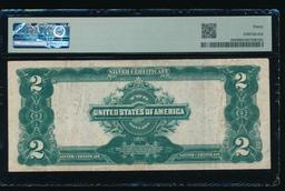 1899 $2 Mini Porthole Silver Certificate PCGS 30