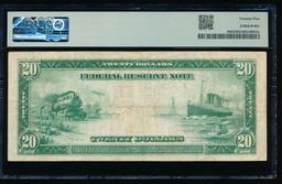 1914 $20 New York FRN PMG 25