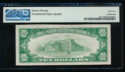 1929 $10 Wellsville OH National PMG 64EPQ