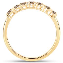 14KT Yellow Gold 0.26ctw Champagne Diamond Ring