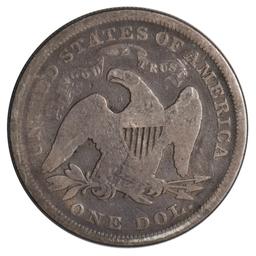 1871 Seated Liberty Dollar