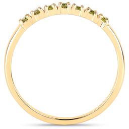 14KT Yellow Gold 0.22ctw Dark Yellow Diamond Ring