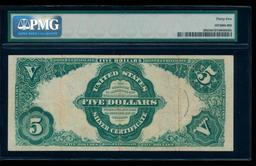 1891 $5 Silver Certificate PMG 35