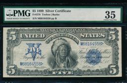 1899 $5 Chief Silver Certificate PMG 35