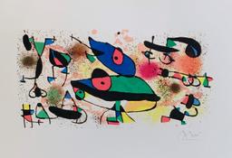 Joan Miro SCULPTURES II Facsimile Signed Limited Edition Giclee