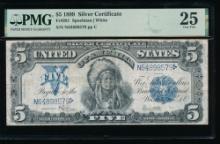 1899 $5 Chief Silver Certificate PMG 25