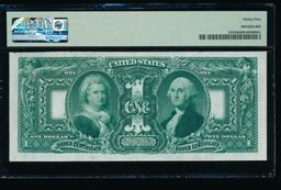 1896 $1 Educational Silver Certificate PMG 35