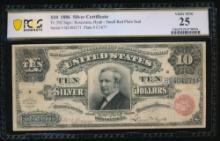 1886 $10 Silver Certificate PCGS 25