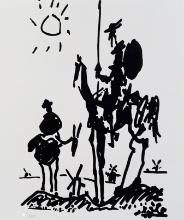 Pablo Picasso DON QUIXOTE Limited Edition Facsimile Signed Giclee