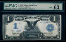 1899 $1 Black Eagle Silver Certificate PMG 63
