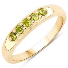 14KT Yellow Gold 0.26ctw Yellow Diamond Ring