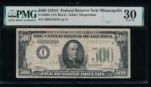 1934A $500 Minneapolis FRN PMG 30