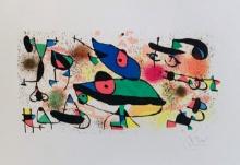 Joan Miro SCULPTURES II Facsimile Signed Limited Edition Giclee