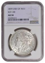 1879-S $1 Morgan Silver Dollar NGC AU58