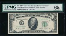 1950 $10 Cleveland FRN PMG 65EPQ
