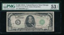 1934A $1000 Chicago FRN PMG 53EPQ