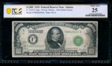 1928 $1000 Atlanta FRN PCGS 25