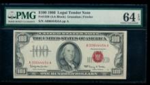 1966 $100 Legal Tender Note PMG 64EPQ
