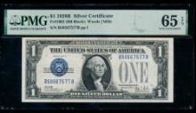 1928B $1 Silver Certificate PMG 65EPQ