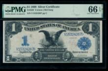 1899 $1 Black Eagle Silver Certificate PMG 66EPQ