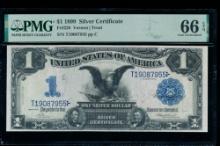 1899 $1 Black Eagle Silver Certificate PMG 65EPQ