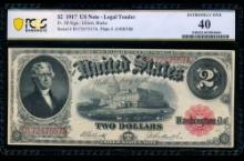 1917 $2 Legal Tender Note PCGS 40