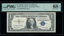 1957B $1 Silver Certificate PMG 68EPQ
