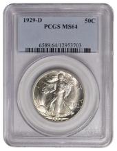 1929-D Walking Liberty Half Dollar PCGS MS64
