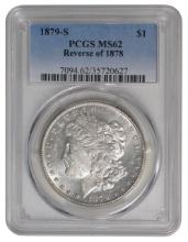 1879-S $1 Morgan Silver Dollar PCGS MS62