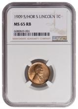 1909-S Lincoln Cent NGC MS65RB