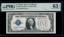 1928B $1 Silver Certificate PMG 63EPQ