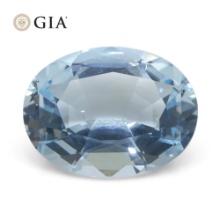 Huge 11.16 Ct GIA Certified Natural Aquamarine
