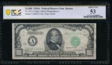 1934A $1000 Boston FRN PCGS 53