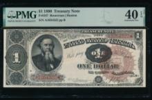 1890 $1 Treasury Note PMG 40EPQ