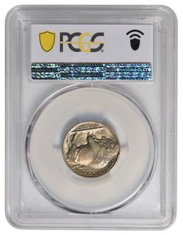 1938-D Buffalo Nickel Over mintmark PCGS MS65