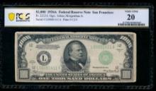 1934A $1000 San Francisco FRN PCGS 20