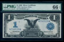 1899 $1 Black Eagle Silver Certificate PMG 66EPQ
