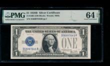1928B $1 Silver Certificate PMG 64EPQ