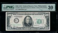 1934 $500 Philadelphia FRN PMG 30