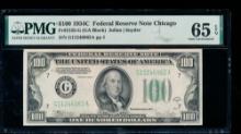 1934C $10 Chicago FRN PMG 65EPQ