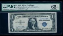 1935 $1 Silver Certificate PMG 65EPQ